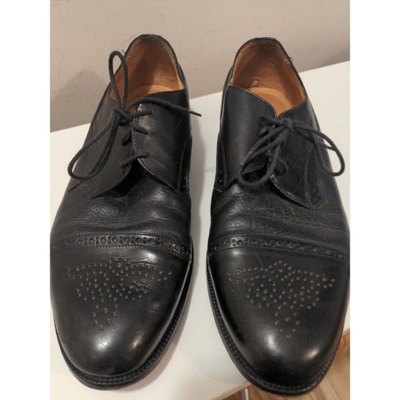 Vintage Johnston & Murphy Cap Toe Sz 10.5M Cellini Italy Oxfords Mens dress - Picture 7 of 10